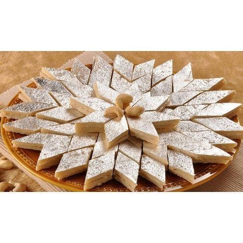 100% Pure Fresh Diamond Shaped Kaju Katli, Sweet Dish 41 Gram Calories