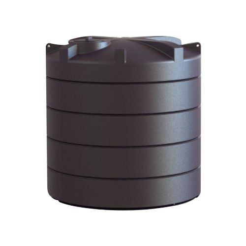 Black Strong Plastic Water Tank, Heavy And Long Durable Round, Storage Capacity 500 Ltr