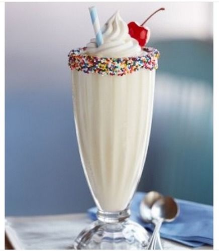Healthy Yummy Tasty And Delicious Low Calorie Rich In Sweet Vanilla Milkshake