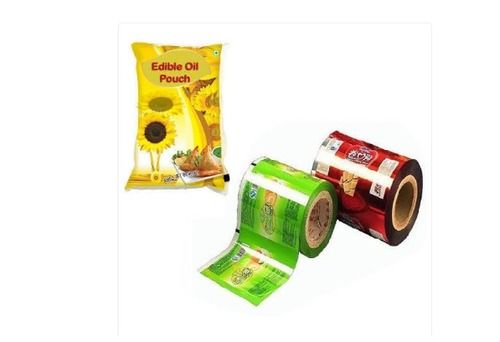 Multicolored Ld And Lldp Printed 3 Layer Edible Oil Packaging Film, 72 Micron Size Hardness: Soft