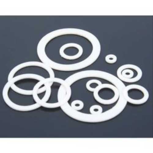 Ptfe Ring 12.5 To 200 Mm Inner Diameter, 100 Mm Thickness And White Color