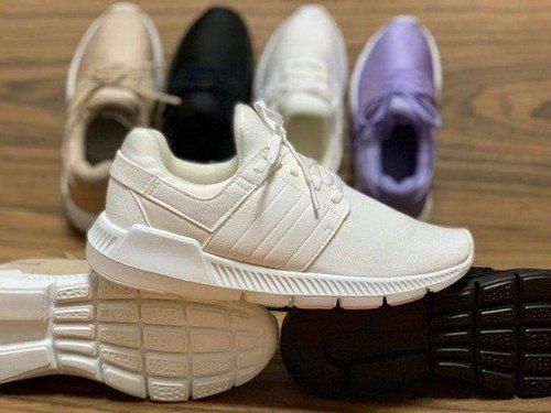 Simple And Comfortable Easy To Wear White Color Girl Lace Up Sports Shoe