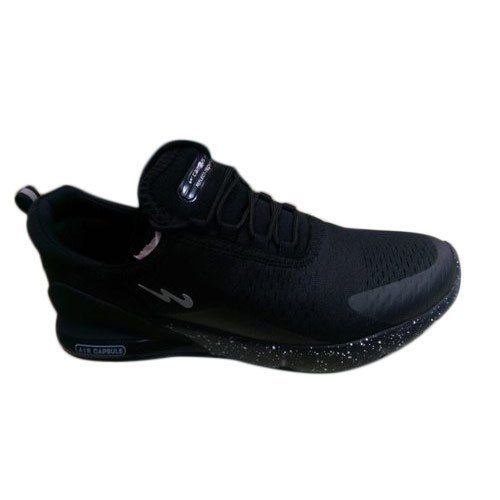 Simple And Comfortable Easy To Wear Black Color Light Weight Campus Sports Shoe For Men