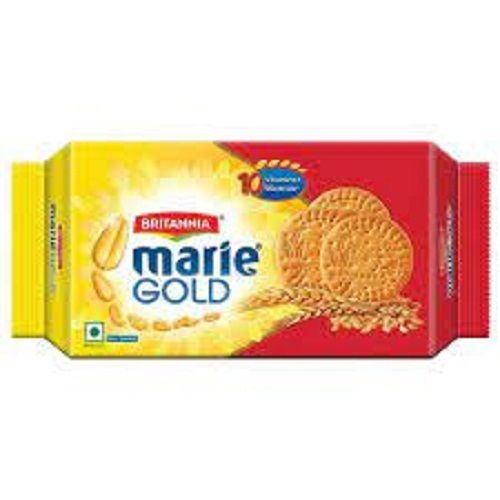 100% Healthy Tasty And Sweet Crispy Round Britannia Marie Gold Biscuits