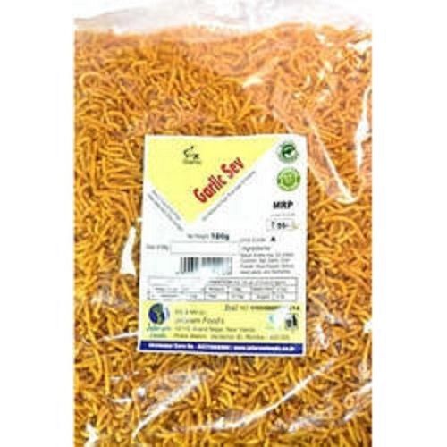 100 Percent Delicious And Tasty Jalaram Foods Garlic Sev Namkeen For Snacks Carbohydrate: 25 Grams (G)