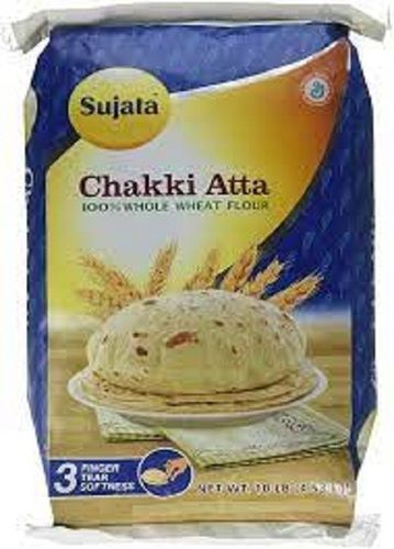 100% Pure Whole Wheat Nutrient Enriched Sujata White Chakki Fresh Atta