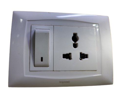 Plastic 100% Safe White Polycarbonate Electric Switches For Home And Domestic Use