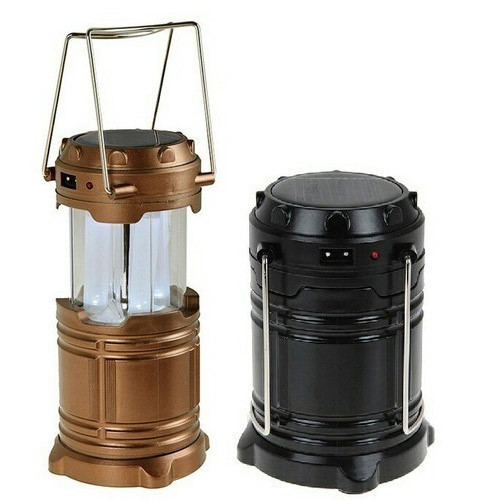 कैम्पिंग हाइकिंग के लिए ब्लैक इंडोर और आउटडोर हाई क्वालिटी सोलर एलईडी कैम्पिंग लाइट का उपयोग करें