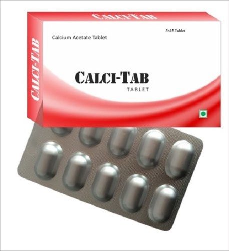 Calcium Acetate Tablet Capacity: As Per Size Requirement