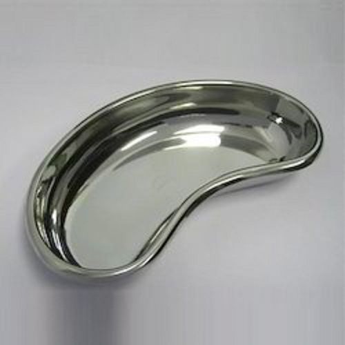 Silver Corrosion Resistant And Fine Finish Highly Durable Stainless Steel Kidney Tray