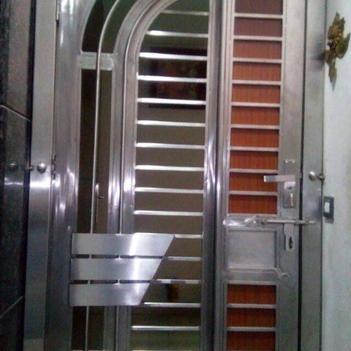 Corrosion Resistant Metal Hinged Ss Safety Door /Jali Door For Home Application: Office