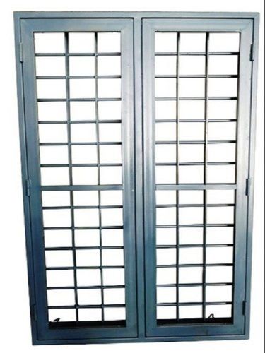 Silver Durable And Corrosion Resistant Powder Coated Stainless Steel Window Frame