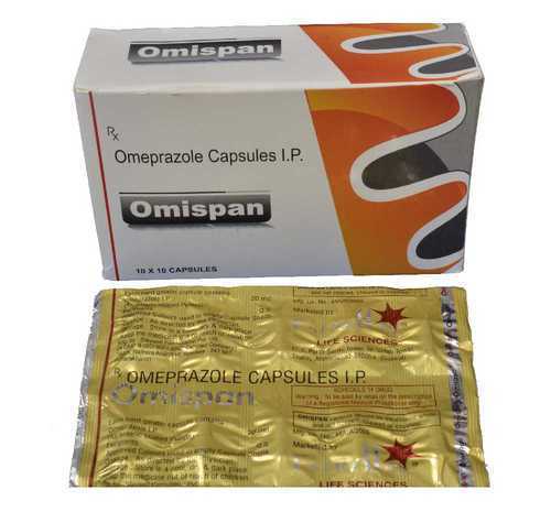 Omeprazole Capsules I.P., 10x10 Capsule Pack