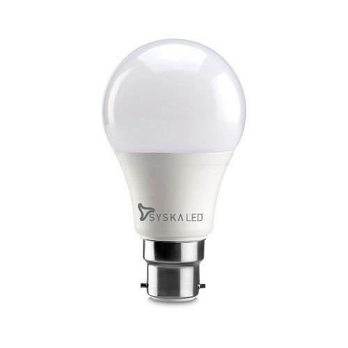 Plastic Body, Round Shape White Color Led Bulb With 110 Volt And 7 Watt Body Material: Aluminum