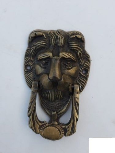 Polished Finish Rust Proof Bronze And Brass Lion Shaped Antique Door Knockers Size: Various Sizes Are Available