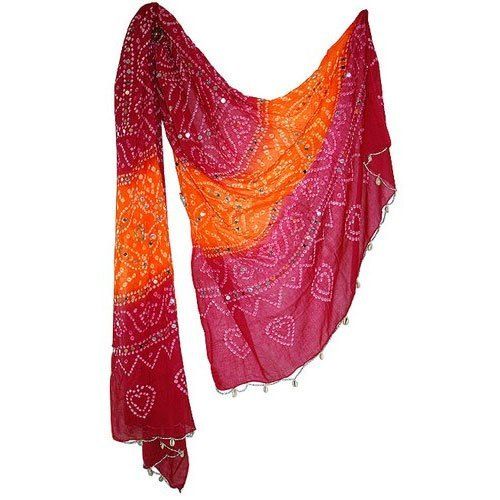 Quick Dry, Washable And Fade Resistant Fashionable Cotton Printed Dupatta Bust Size: Non  Meter (M)