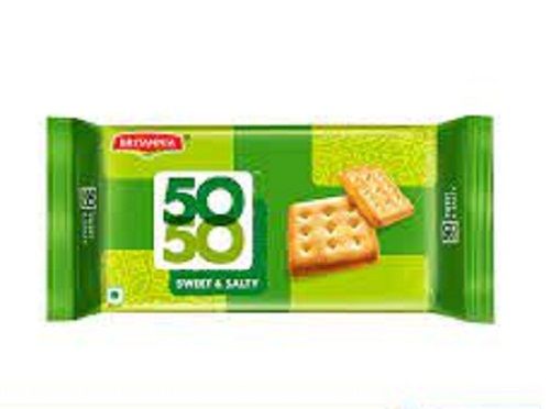 Salty And Sweet Crispy Crunchy Square Britannia 50-50 Biscuit 