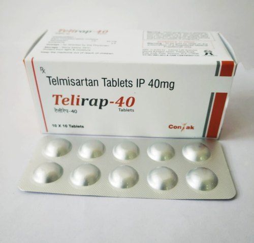 Telmisartan Tablets Ip 40Mg, 10X10 टैबलेट पैक कूल एंड ड्राई प्लेस 