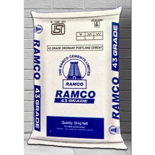 Grey 43 Grade Aluminate Acid-proof Natural Sand Medium Fineness Low Heat Ramco Cement