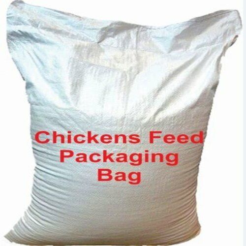 Light Weight Plain White, Pp Chickens Feed Packaging Sack