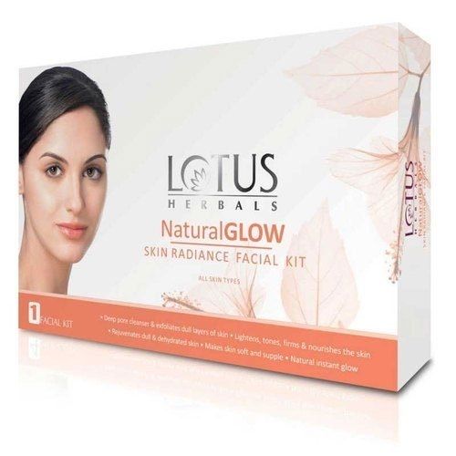 Lotus Natural Glow Facial Kit Used To Add A Natural Looking Glow To The Skin