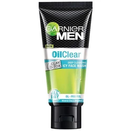 Men Oil Clear Face Wash Gel Enriched With Menthol Suitable For Oily Skin