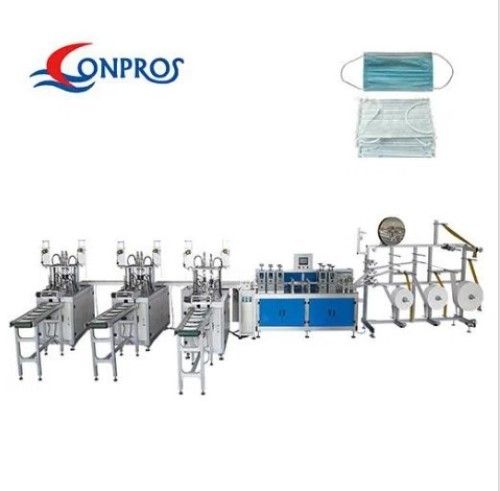 Silver Mouth Mask Making Machine With Working Speed Of 80-120Pcs/Min 