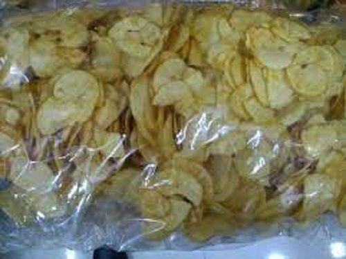 Nutritent Enriched 100% Healthy Yellow Round Fried Salted Banana Chips 