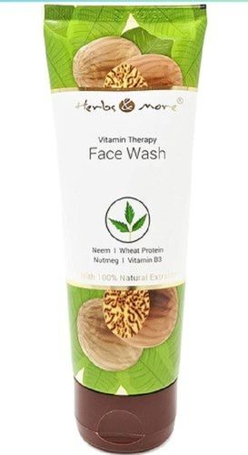 Smooth And Oil Protection Vitamin Therapy Neem Herbal Face Wash For Glowing Skin