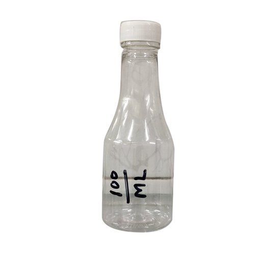 Plastic Transparent Pharma Pet Bottle Screw Cap, 100 Milliliter