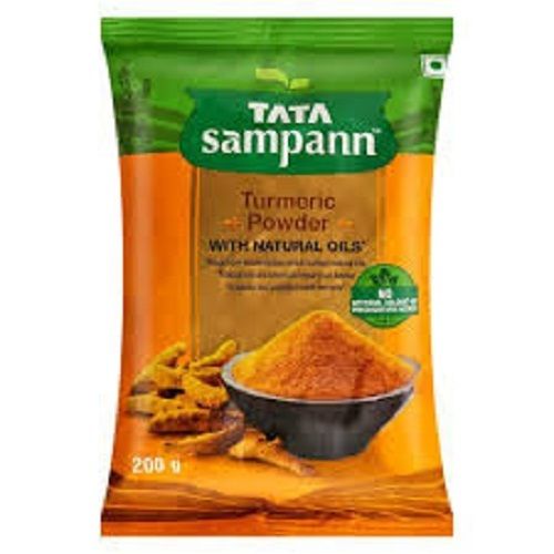 100% Natural And Pure Chemical Free Fresh Tata Sampann Turmeric Powder, 200g