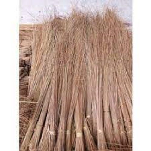 100% Percent Natural And Eco Friendly Brown Coconut Strong Broom Stick For Floor Cleaning