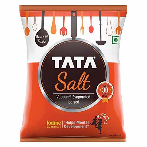 Distinct Flavor And Gritty Texture Desh Ka No 1 White Tata Namak  Packaging: Pouch