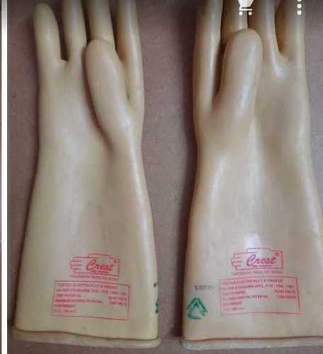 Rubber Easy Comfortable To Wear Full Fingered Electrical Safely Hand Gloves