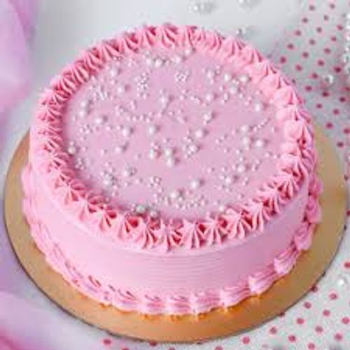 Fresh Rich In Taste And Delicious Strawberry Flavour Cake