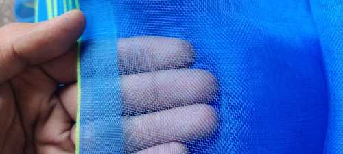 Hdpe Non Woven Blue Color Mesh Monofilamemt Net Plain Fabrics Length: 1  Meter (M)