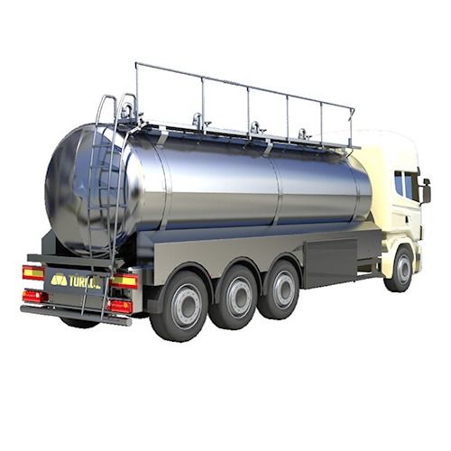 Leak Resistance Horizontal 304 Stainless Steel Road Milk Tanker (25000L) Application: Industrial