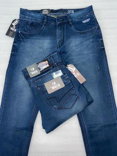 Light Weight And Ultra Comfortable Blue Denim Jeans For Men Regular Fit