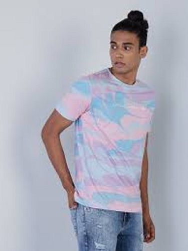 Men Regular Fit With Short Sleeve And Round Neck Cotton Printed T- Shirt Age Group: 19-25