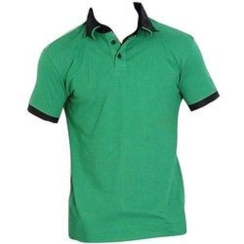 Mens Plain Dyed Polo Neck Short Sleeve Cotton Casual Wear T-Shirt Age Group: 18 To 45