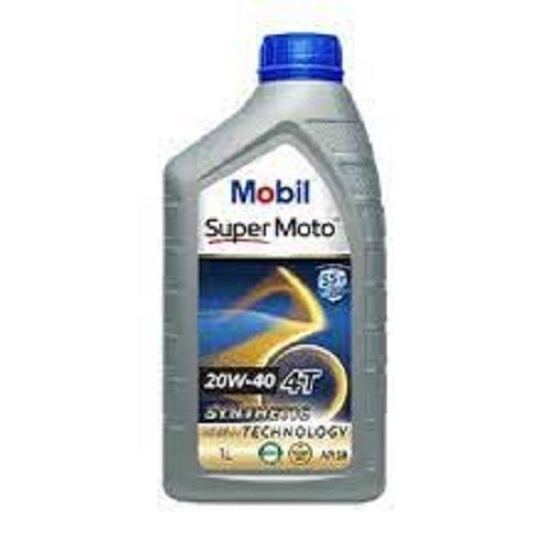 Black Mobil Super Moto 20W-40 4T Engine Oil For Automotive Industry