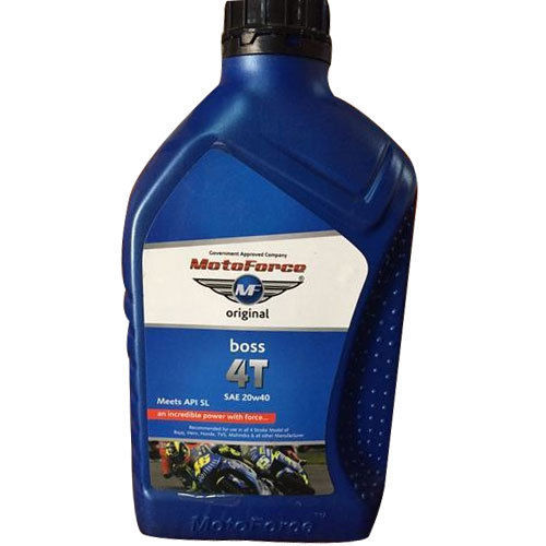 Black Motoforco Original Boss Sae 20W-40 Engine Oil Used For Any Type Of Engine