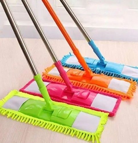 Multi Color Adjustable Handle Synso Dust Microfiber Mops For Floor Cleaning