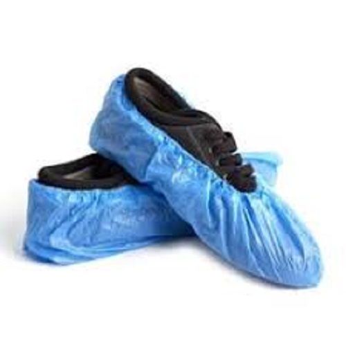 Sky Blue Color Eco Friendly Dust Resistant Disposable Shoe Cover For Gym 