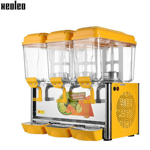 Washable Stainless Steel Automatic Fruit Juice Dispenser, Capacity 50 Liter