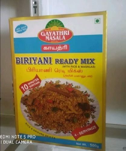 Red 100 Percent Organic Gayathri Biriyani Ready Mix Pure And Fresh Masala