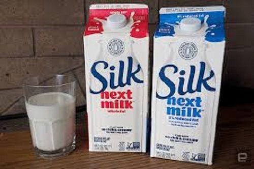 White 100% Pure And Organic Pure Delicious Tasty Healthy Vitamins And Minerals Silk Next Milk 