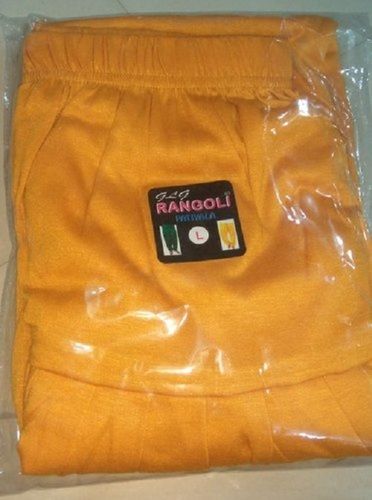 Yellow 100 % Rangoli Straight Fit Ladies Cotton Leggings, Comfortable Stylish Cool Affordable