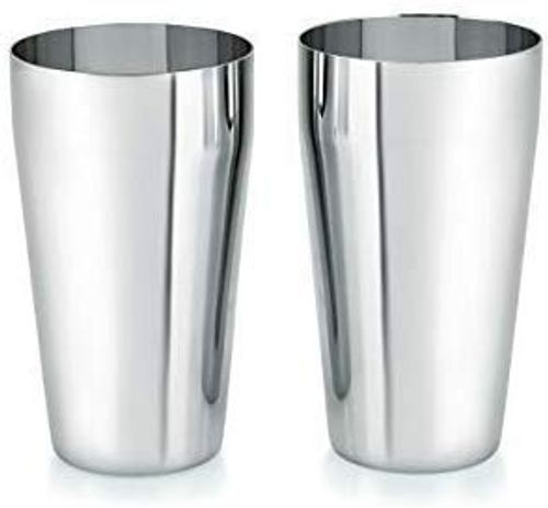 Big Stainless Steel Lassi Glass Serving Glass (Set Of 2) 