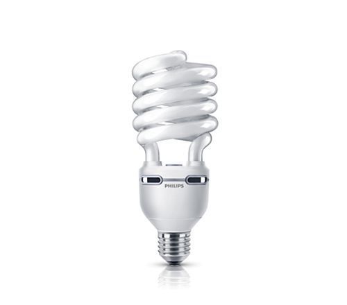 White For Office And Home Use Tornado Compact Fluorescent Spiral Philips Bulb 